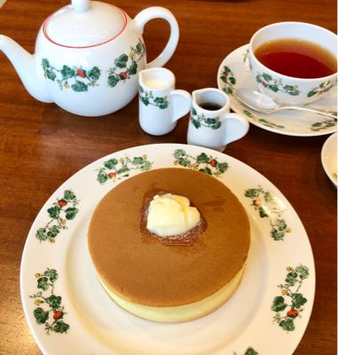 六花亭神楽岡店で、ホットケーキ