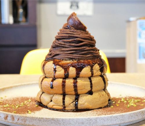 【武蔵小杉】 3 STARS PANCAKE スリースターズパンケーキ 渋川栗の絶品チョコモンブラン