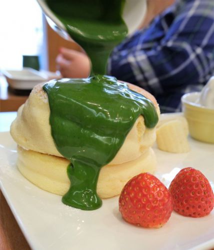 【本八幡】茶寮 煉 期間限定抹茶チョコホットケーキ