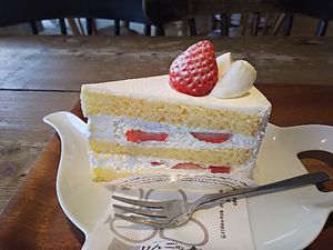 りんごの木でスペシャルショートケーキ 長野市