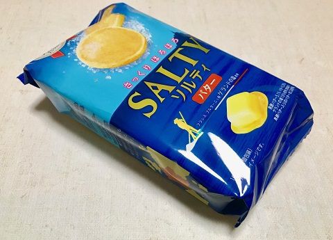 ソルティ バター(東ハト)のレビュー!絶妙の塩加減が最高で、一気食い必至の絶品クッキー♪