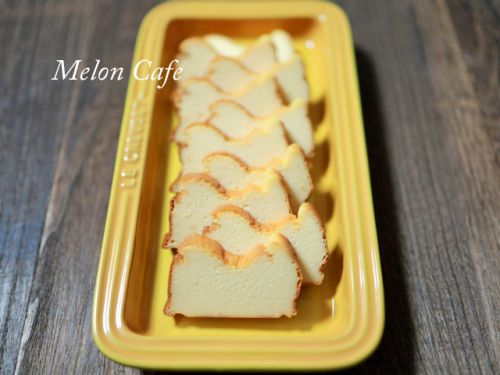 簡単チーズケーキ☆甘さ控えめ、ひょいとつまめる気軽なケーキ♪