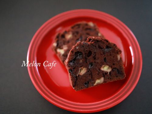 チョコバナナのパウンドケーキ☆混ぜていくだけ簡単&甘さ控えめ♪