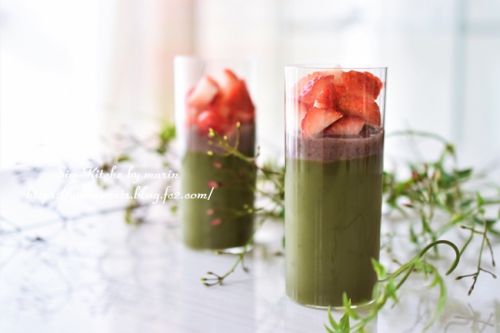 抹茶と餡の葛カップデザート【簡単レシピ】