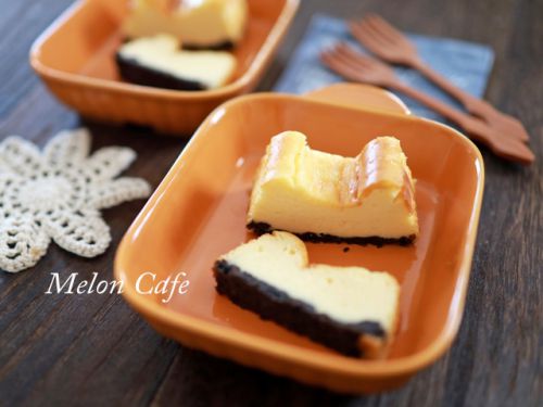 チーズケーキと半生ガトーショコラ☆入学と進級のお祝いに、それぞれ好きなケーキを焼きました