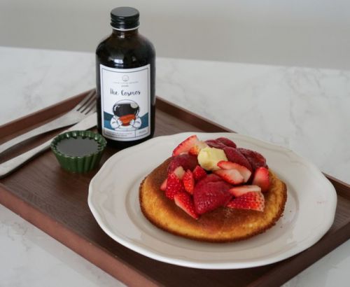 【シンガポール おうちで】Lunar Coffee Brewers ストロベリーパンケーキ