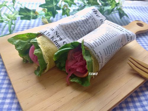 ランチにも♪バターも薄力粉も使わない!米粉クレープ