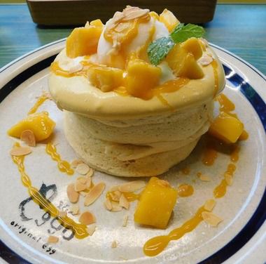 eggg cafe(えぐぅ~カフェ) 小平本店@小平市のマンゴーパンケーキ