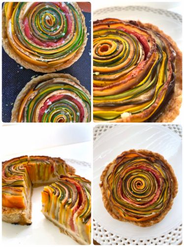 【皆さんの作品】夏野菜のスパイラルタルト4(意外な味変編)