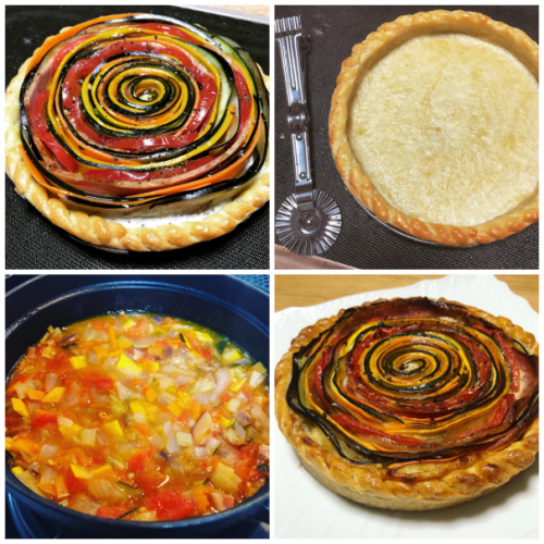 【皆さんの作品】夏野菜のスパイラルタルト6