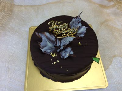 秋のお誕生日ケーキ