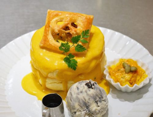 【東京 池袋】RAINBOWPANCAKE レインボーパンケーキ西武池袋店 かぼちゃのパンケーキ~ハロウィンver.~