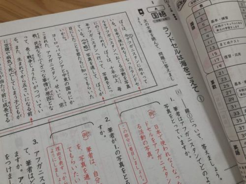 成績を伸ばすには、教科書に沿ったプリントで勉強するのが一番