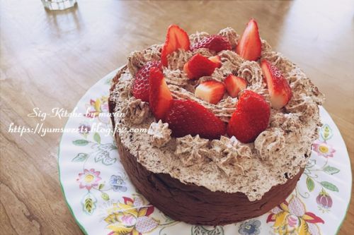 小学2年生が作るクリスマスケーキ