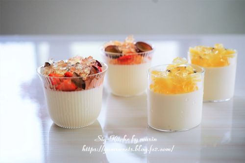 チーズとヨーグルトのカップデザート【レシピ】