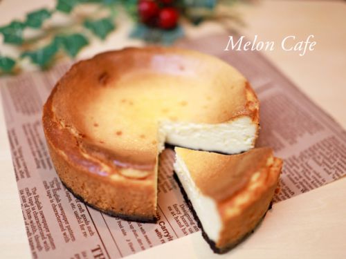 ホットケーキミックスで簡単、濃厚本格チーズケーキ☆深夜のチーズケーキ第2弾、だったりします