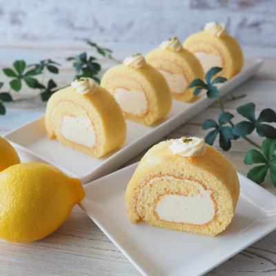 レモンのロールケーキ