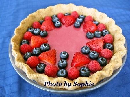 ミックスベリーカードタルトのレシピ