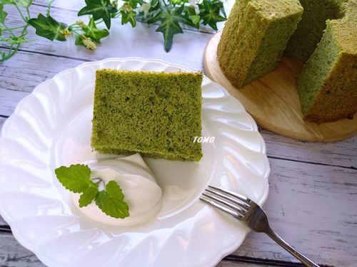 ぐんまクッキングアンバサダー♪ほうれん草嫌いさんにも!群馬県産ほうれん草のシフォンケーキ
