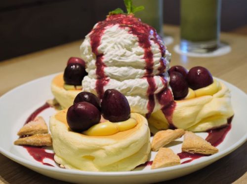 【埼玉 狭山市】 Grand9 ESPRESSO アメリカンチェリーパンケーキ