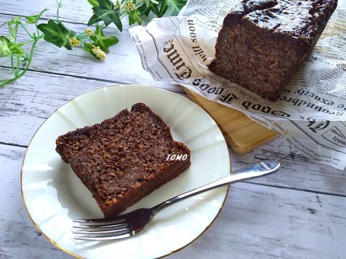 ノンオイル♪オートミールで!オートミールのしっとりチョコケーキ風