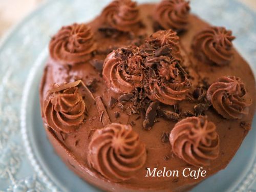ホットケーキミックスで簡単本格!ガトーショコラ☆デコレーションokのチョコレートケーキ♪
