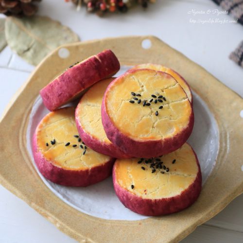 さつまいもの厚焼きクッキー