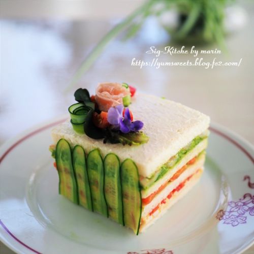 サンドイッチのケーキ(スモーガストルタ)【レシピ】