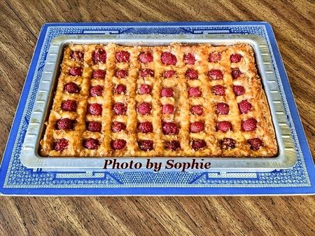 ラズベリーチーズケーキ・ブロンディーのレシピ