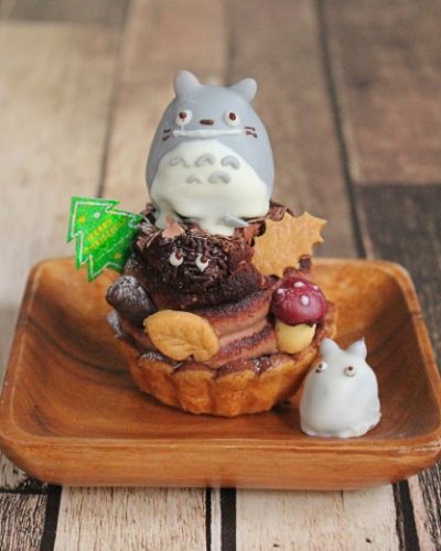 トトロのチョコバナナタルト