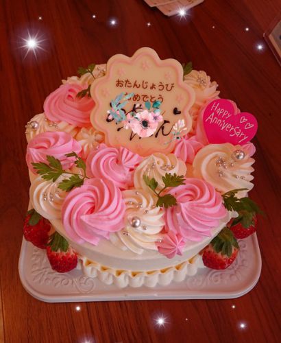 『バラしぼりケーキ』