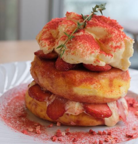 【神奈川 武蔵小杉】3 STARS PANCAKE スリースターズパンケーキ THE STRAWBERRY TIRAMISU