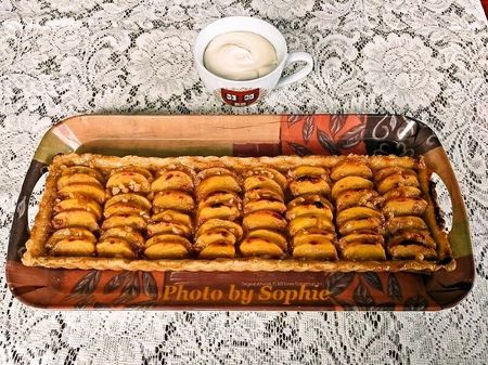 柿のタルト・ブランデーマスカルポーネソース添えのレシピ