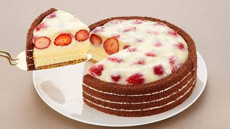 【本日発売】きのとや「ストロベリーザーネ」ロングセラーケーキ!とちおとめ・カスタードクリーム・ババロアの萌え断