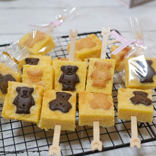くまちゃんクッキーホワイトチョコブラウニーの作り方