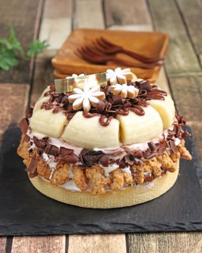 チョコバナナタルト