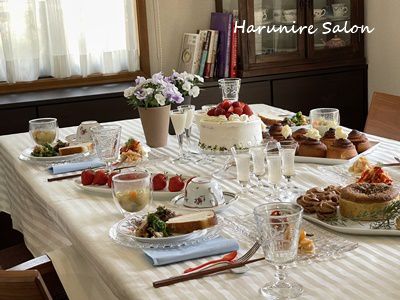 持ち寄り会のケーキ
