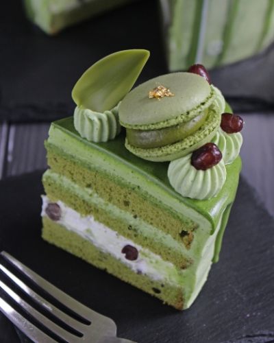 抹茶のショートケーキ