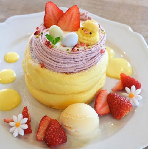 【神奈川 武蔵小杉】3 STARS PANCAKE スリースターズパンケーキ Happy Easter Pancake