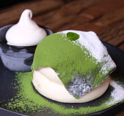 【京都 祇園四条】Panel Cafe 京都店 庭園抹茶だいふくパンケーキ