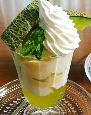 メロンパフェと春よ恋で明日のパンを♪