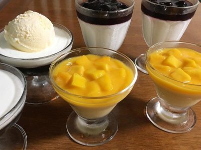 グラスデザート3種♪