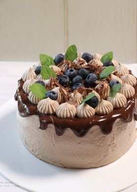 ドリップ*チョコレートケーキ