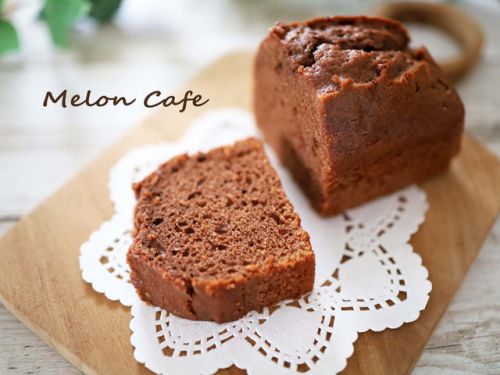 材料4つでふんわり簡単☆ホットケーキミックスの本格チョコレートパウンドケーキ♪