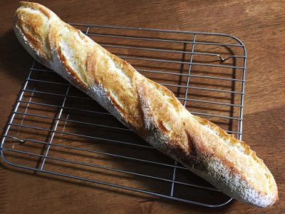 あんバターベーグルとチーズケーキ バタールがバゲットに!