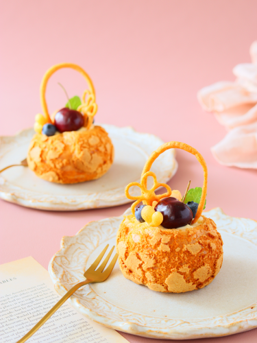 バスケットシュークリーム
