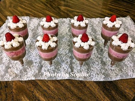 チョコレート・ラズベリー・パフェのレシピ