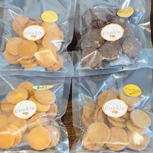 4つの味のお楽しみ♪「一口クッキー4種セット」