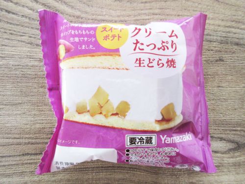 クリームたっぷり生どら焼 スイートポテト@ヤマザキ