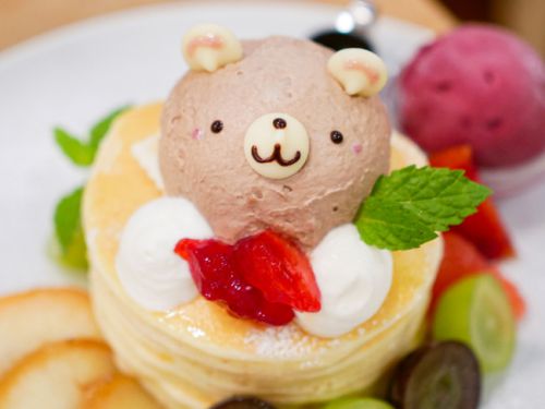 【三軒茶屋】パンケーキママカフェ VoiVoi ヴォイヴォイ くまパンケーキ